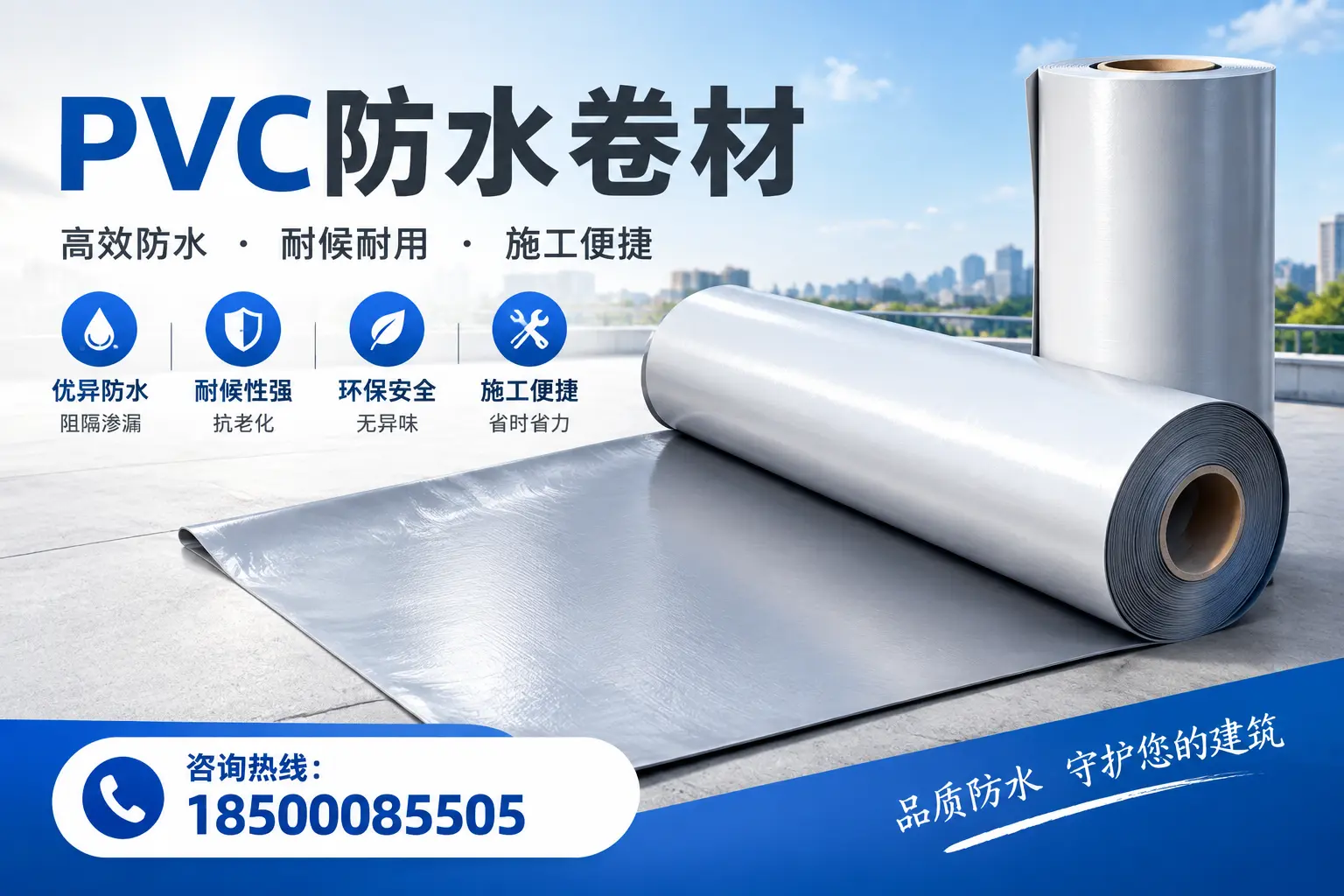 对比不同品牌PVC防水卷材的性价比,帮助胡杨河用户选择