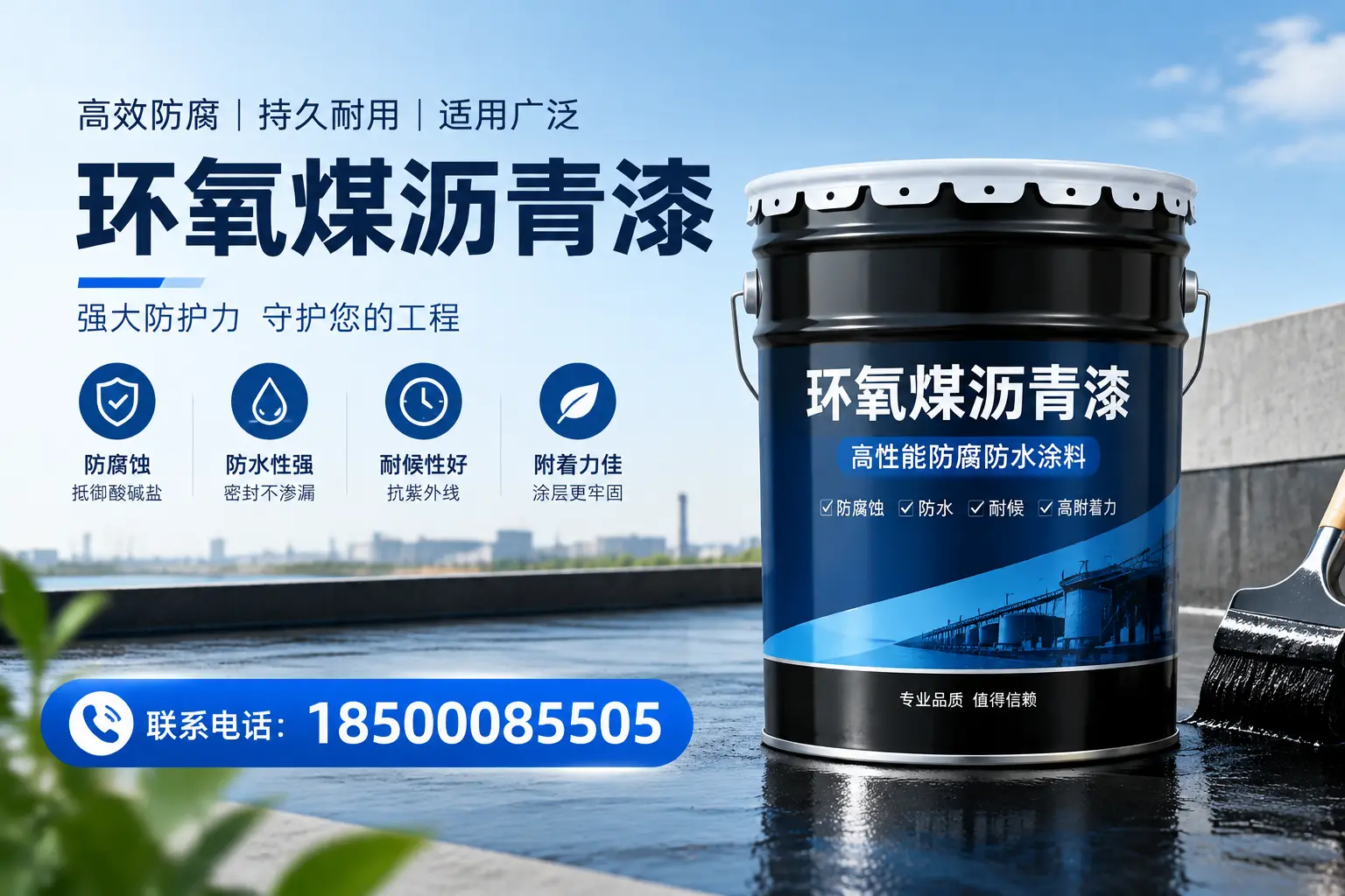 环氧煤沥青漆的施工方法详解,助力白杨企业高效完成项目